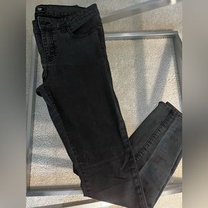 “Dark Knight” Black Skinny Jeans